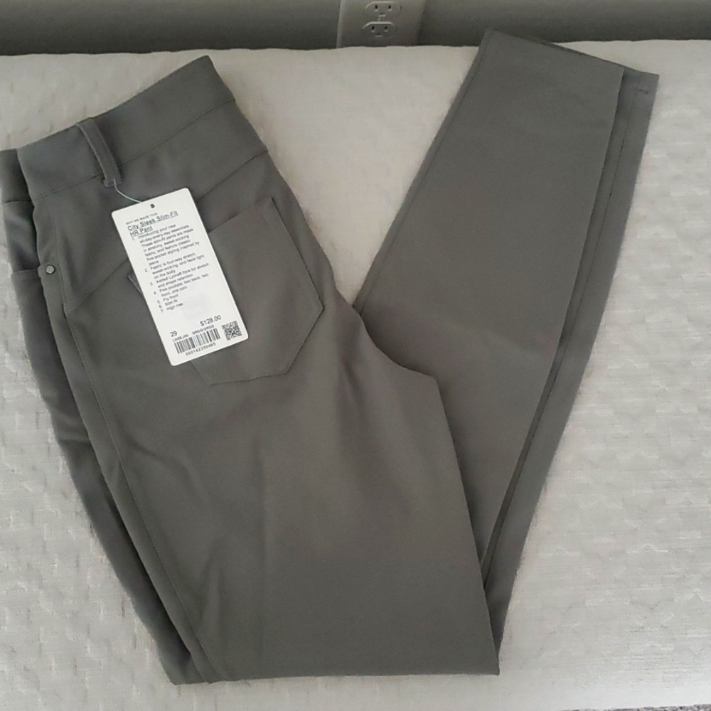 NWT Lululemon City Sleek Slim-Fit HR Pant